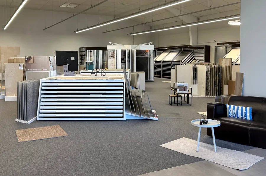 Le showroom carrelage de Top Aménagement à Bailleul